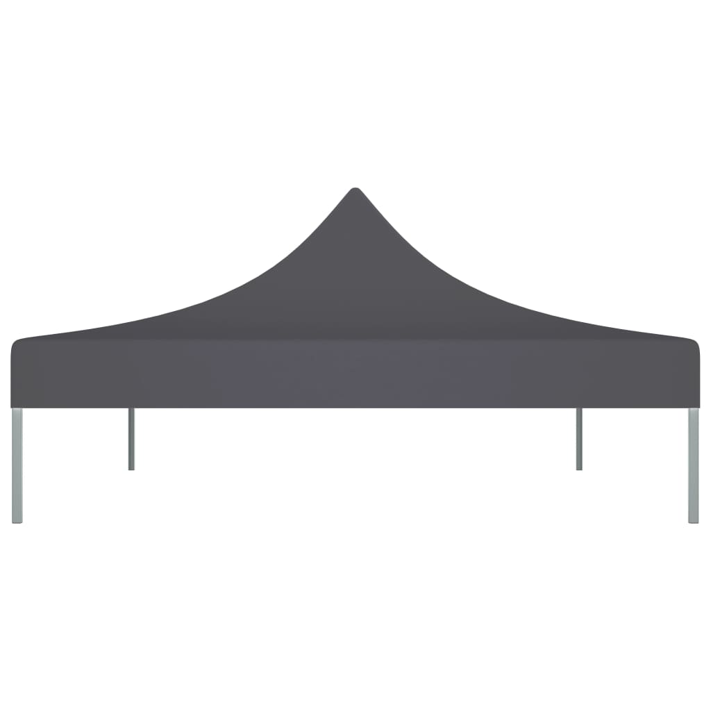 Tetto per Tendone per Feste 4,5x3 m Antracite 270 g/m² 315364