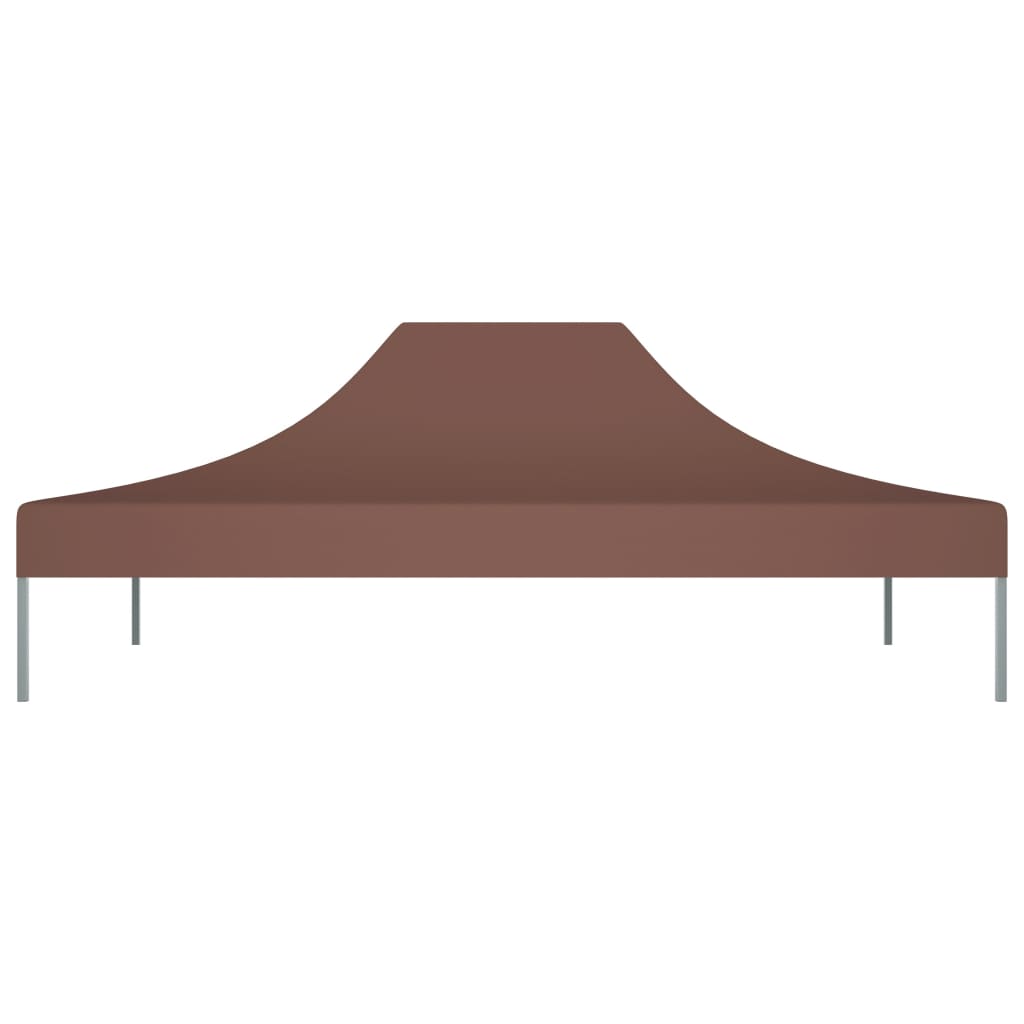 Tetto per Tendone per Feste 4,5x3 m Marrone 270 g/mÂ² cod mxl 62683
