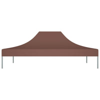 Tetto per Tendone per Feste 4,5x3 m Marrone 270 g/mÂ² cod mxl 62683
