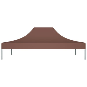 Tetto per Tendone per Feste 4,5x3 m Marrone 270 g/mÂ² cod mxl 62683