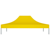 Tetto per Tendone per Feste 4,5x3 m Giallo 270 g/m²