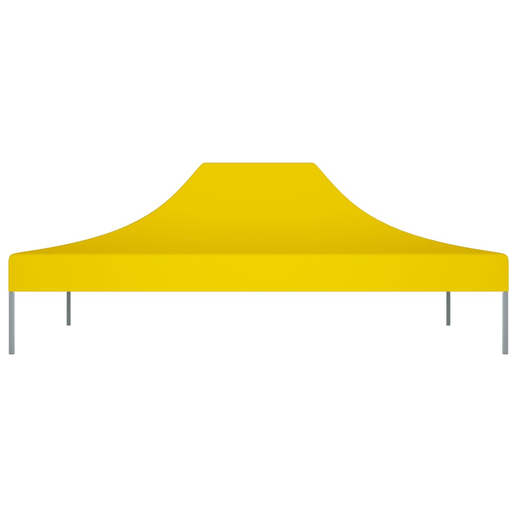 Tetto per Tendone per Feste 4,5x3 m Giallo 270 g/m² 315374
