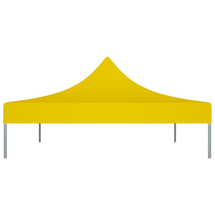 Tetto per Tendone per Feste 4,5x3 m Giallo 270 g/m²