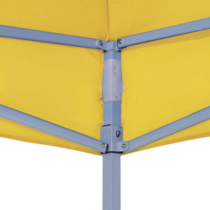 Tetto per Tendone per Feste 4,5x3 m Giallo 270 g/m² 315374