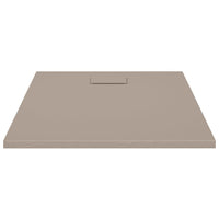Piatto doccia base doccia piatto doccia supporto doccia bagno wc stanza umida interno casa SMC 100x80 cm marrone 02_0001969