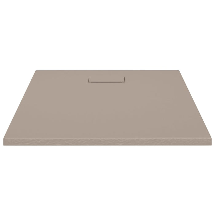 Piatto doccia base doccia piatto doccia supporto doccia bagno wc stanza umida interno casa SMC 100x80 cm marrone 02_0001969