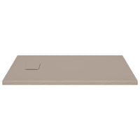 Piatto doccia base doccia piatto doccia supporto doccia bagno wc stanza umida interno casa SMC 100x80 cm marrone 02_0001969