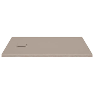 Piatto doccia base doccia piatto doccia supporto doccia bagno wc stanza umida interno casa SMC 100x80 cm marrone 02_0001969