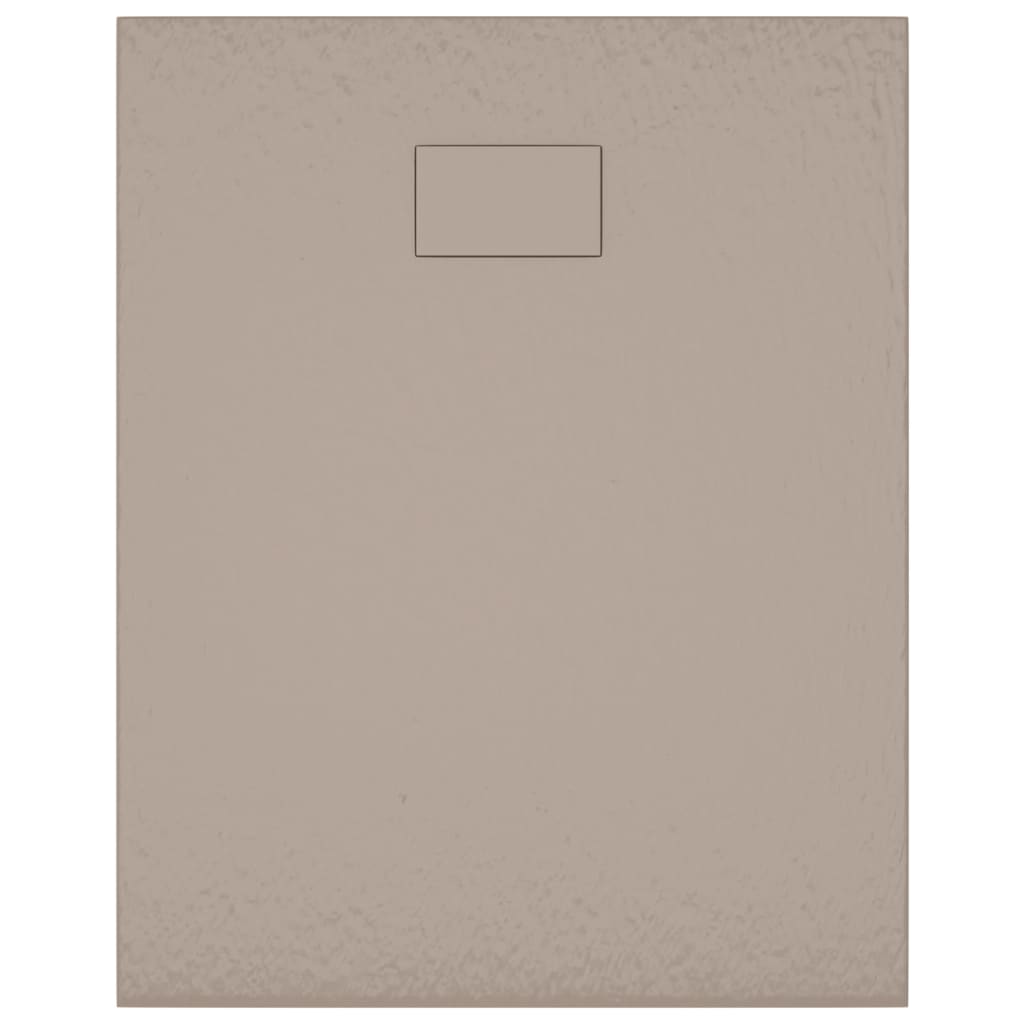 Piatto doccia base doccia piatto doccia supporto doccia bagno wc stanza umida interno casa SMC 100x80 cm marrone 02_0001969