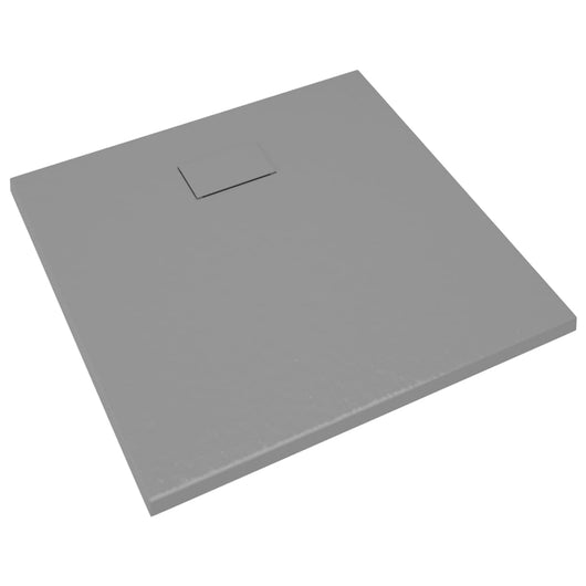 Piatto doccia piatto doccia piatto doccia presa doccia bagno wc doccia interno casa SMC 90x80 cm grigio 02_0001974