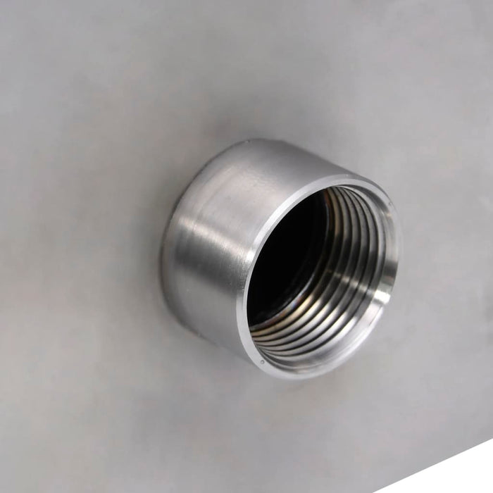 Fontana per Piscina Argento 45x26x13 cm in Acciaio Inox 148921