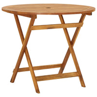 Set da Pranzo da Giardino 5 pz Pieghevole in Massello di Acacia cod mxl 53198