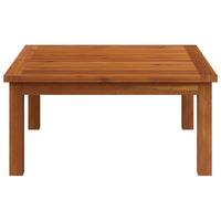 Tavolino da Salotto per Giardino 63x63x30 cm Massello di Acacia 312431