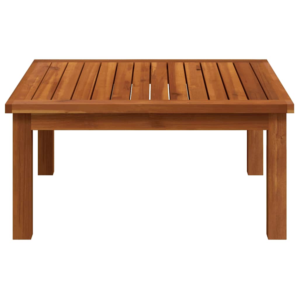 Tavolino da Salotto per Giardino 63x63x30 cm Massello di Acacia cod mxl 65515