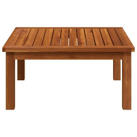 Tavolino da Salotto per Giardino 63x63x30 cm Massello di Acacia 312431