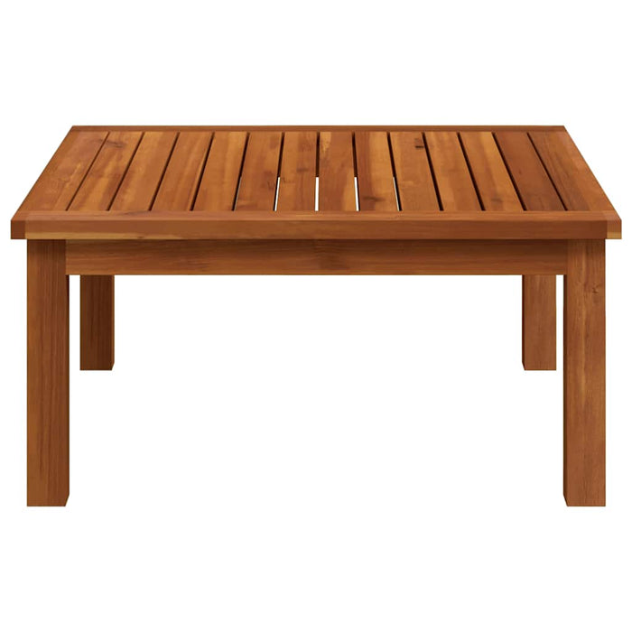 Tavolino da Salotto per Giardino 63x63x30 cm Massello di Acacia 312431