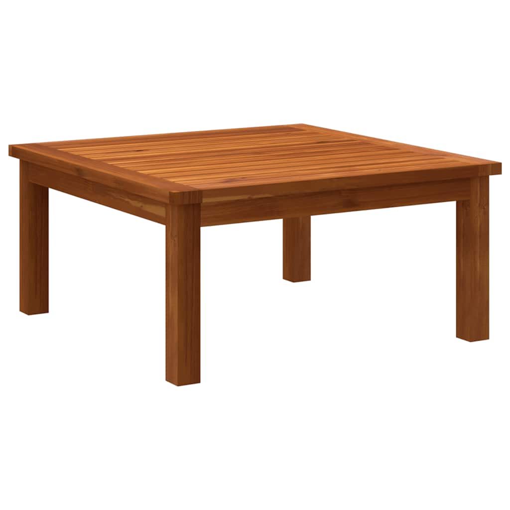Tavolino da Salotto per Giardino 63x63x30 cm Massello di Acacia 312431