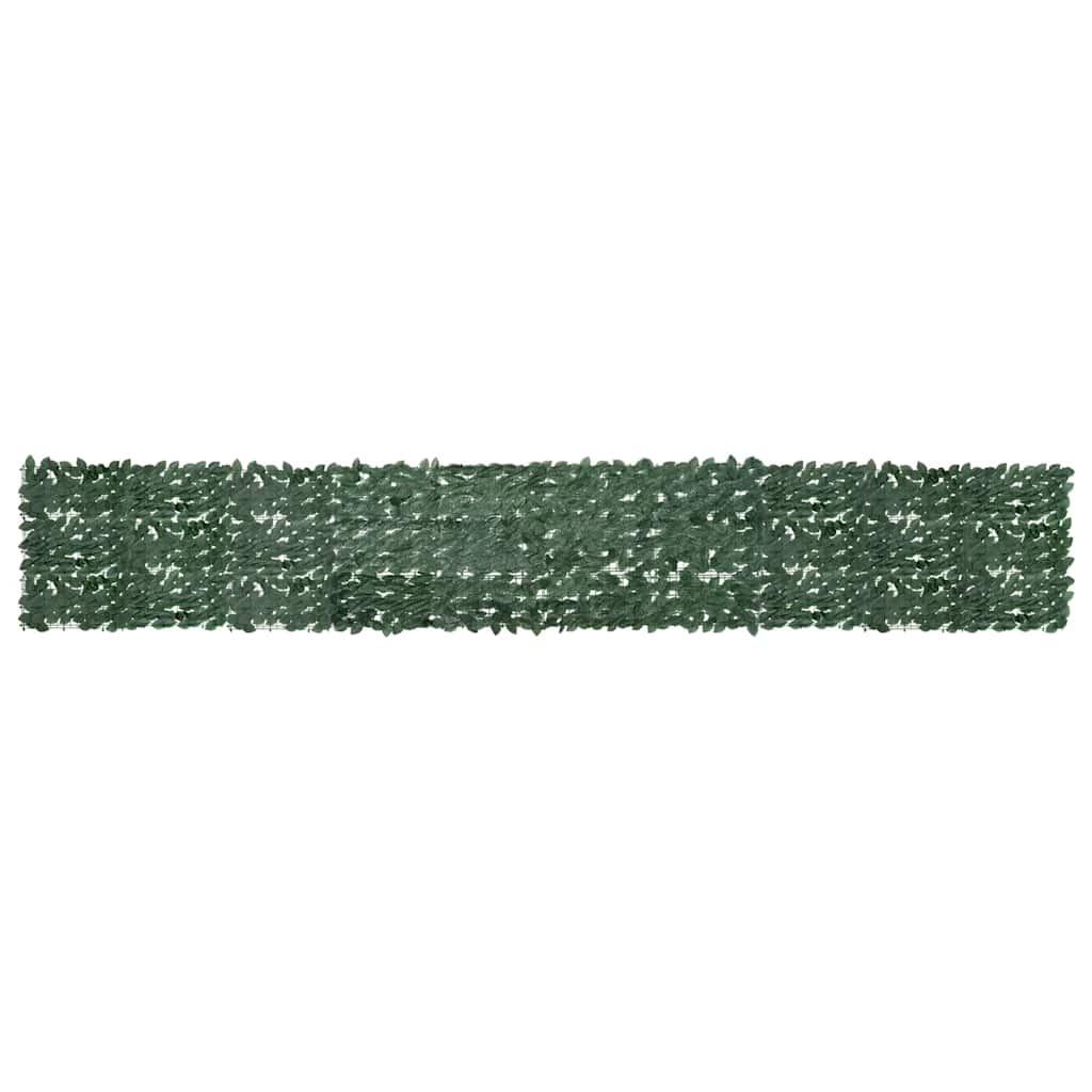Paravento da Balcone con Foglie Verde Scuro 500x75 cm cod mxl 55445