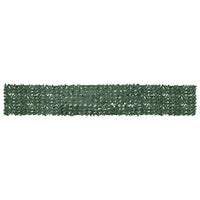 Paravento da Balcone con Foglie Verde Scuro 500x75 cm cod mxl 55445