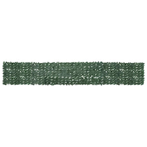 Paravento da Balcone con Foglie Verde Scuro 500x75 cm cod mxl 55445