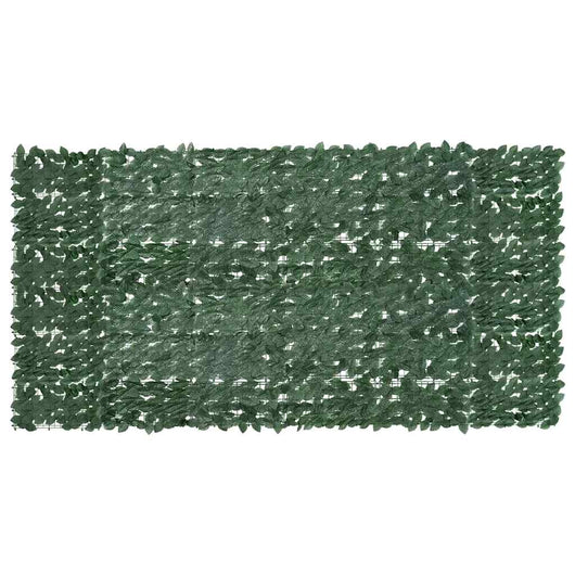 Paravento da Balcone con Foglie Verde Scuro 300x150 cm cod mxl 63993