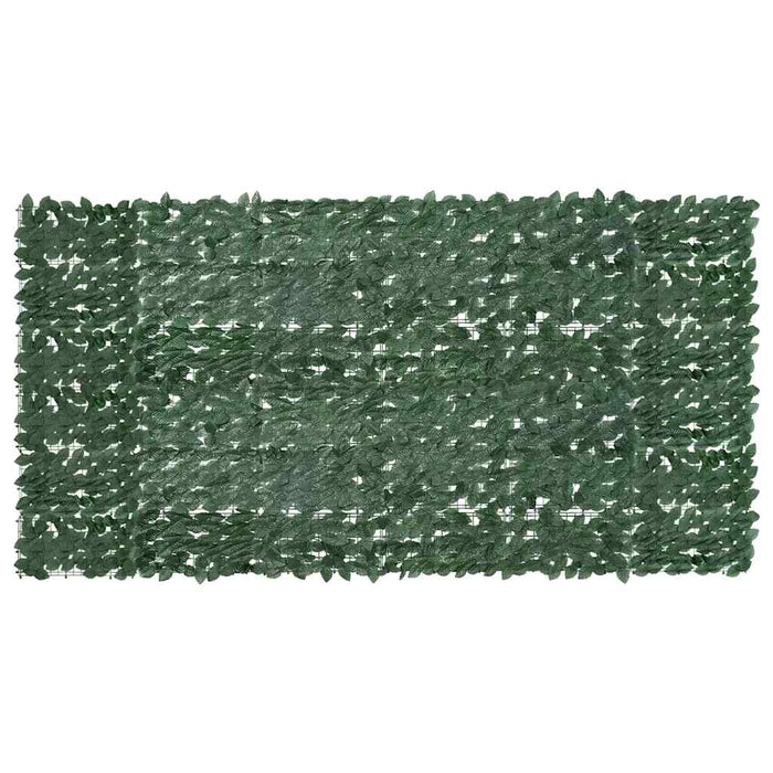 Paravento da Balcone con Foglie Verde Scuro 300x150 cm cod mxl 63993