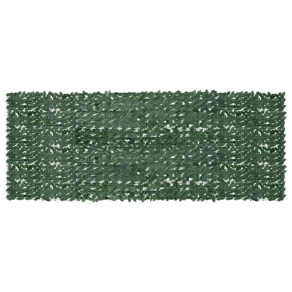 Paravento da Balcone con Foglie Verde Scuro 400x150 cm cod mxl 63990