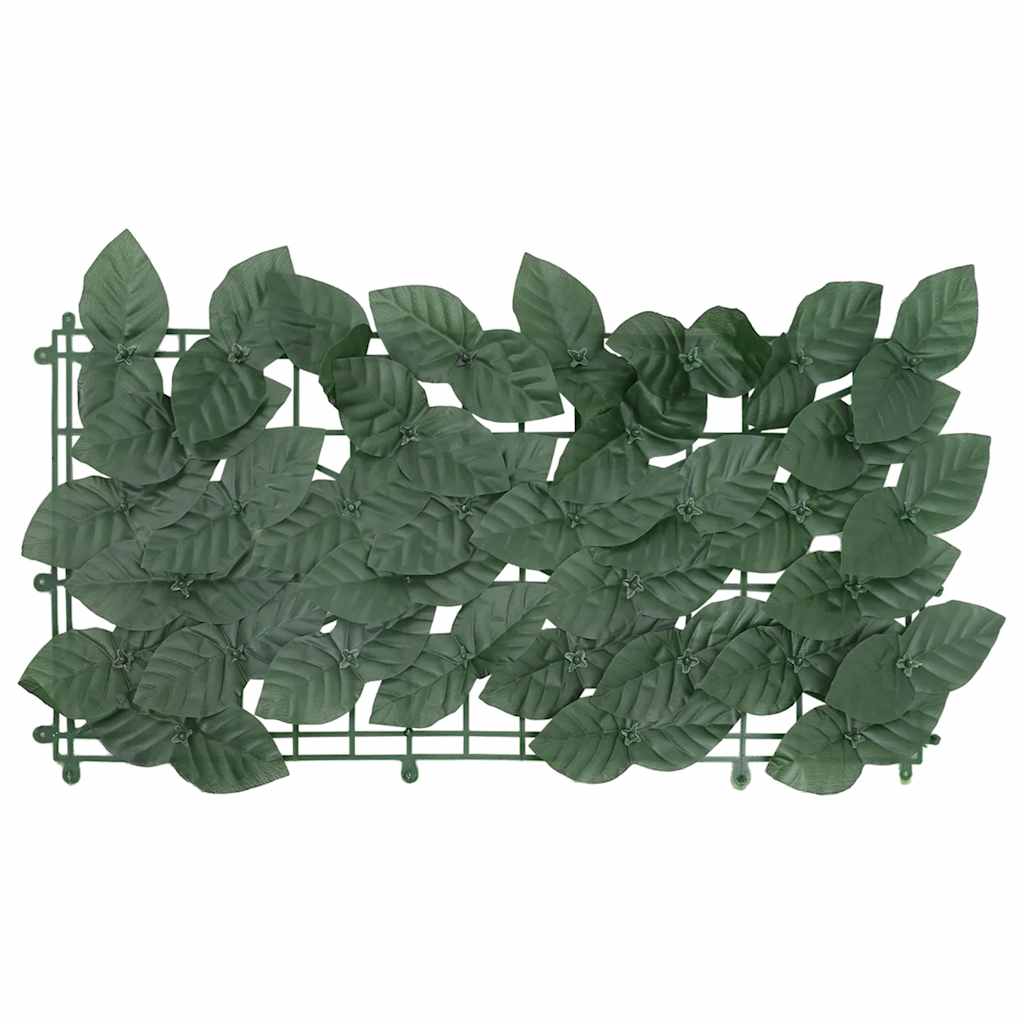 Paravento da Balcone con Foglie Verde Scuro 400x150 cm cod mxl 63990