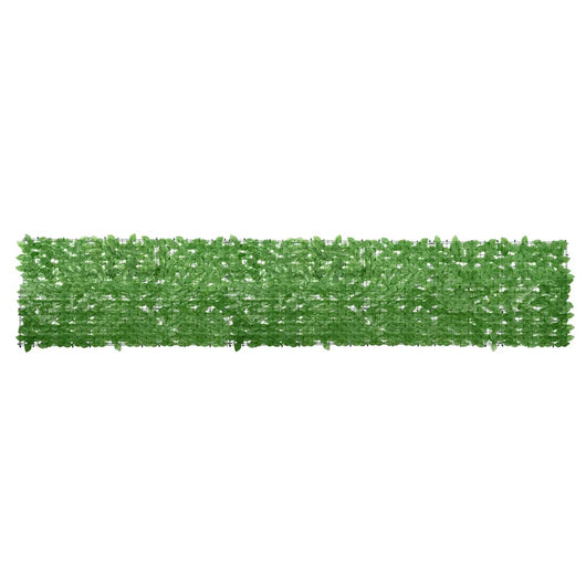 Paravento da Balcone con Foglie Verdi 400x75 cm