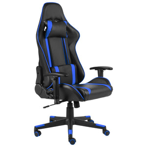 Sedia da Gaming Girevole Blu in PVC cod 10016