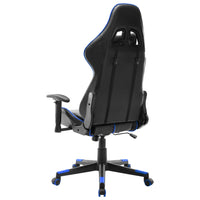 Sedia da Gaming Blu e Nera in Similpelle 20502