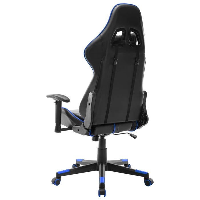 Sedia da Gaming Blu e Nera in Similpelle 20502