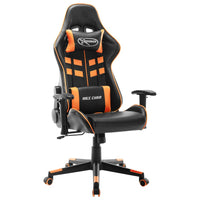 Sedia da Gaming Nera e Arancione in Similpelle cod mxl 58330