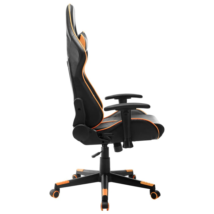 Sedia da Gaming Nera e Arancione in Similpelle cod mxl 58330