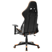 Sedia da Gaming Nera e Arancione in Similpelle cod mxl 58330