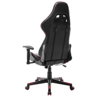 Sedia da Gaming Nera e Rosso Vino in Similpelle 20509