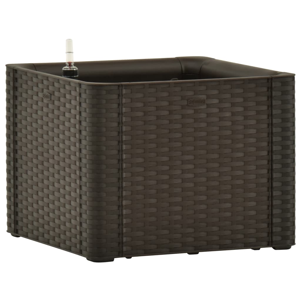 Letto Rialzato da Giardino Sistema Irrigazione Moca 43x43x33 cm 313956