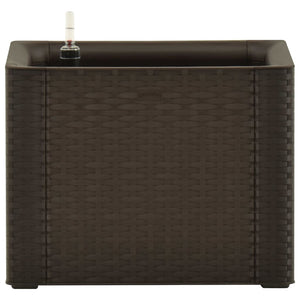 Letto Rialzato da Giardino Sistema Irrigazione Moca 43x43x33 cm 313956