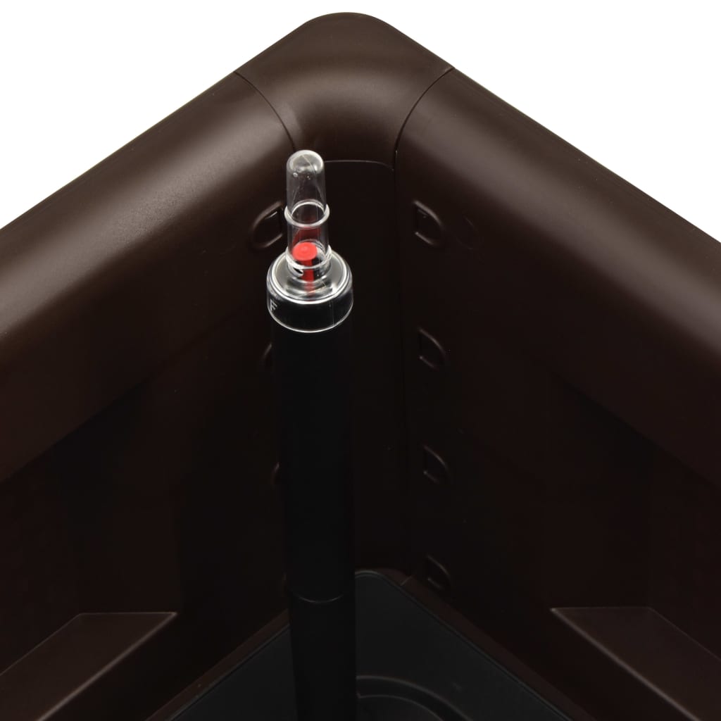 Letto Rialzato da Giardino Sistema Irrigazione Moca 43x43x33 cm 313956