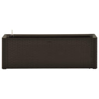 Letto Rialzato da Giardino con Irrigazione Moca 100x43x33 cm