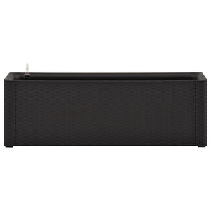 Fioriera aiuola rialzata piante fiori sistema di irrigazione da giardino 100 x 43 x 33 cm antracite 02_0001230