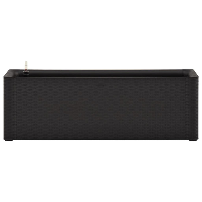 Fioriera aiuola rialzata piante fiori sistema di irrigazione da giardino 100 x 43 x 33 cm antracite 02_0001230