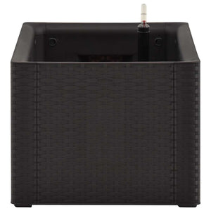 Letto Rialzato Giardino con Irrigazione Antracite 100x43x33 cm 313961