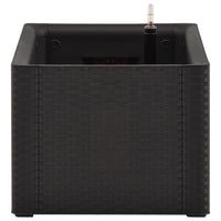 Fioriera aiuola rialzata piante fiori sistema di irrigazione da giardino 100 x 43 x 33 cm antracite 02_0001230