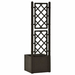 Letto Rialzato da Giardino con Graticcio e Irrigazione Moca 313964