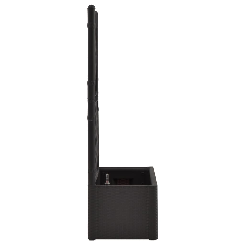 Fioriera aiuola rialzata piante fiori giardino traliccio sistema di irrigazione antracite 02_0001233