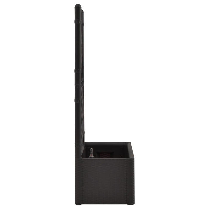 Fioriera aiuola rialzata piante fiori giardino traliccio sistema di irrigazione antracite 02_0001233