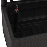 Fioriera aiuola rialzata piante fiori giardino traliccio sistema di irrigazione antracite 02_0001233