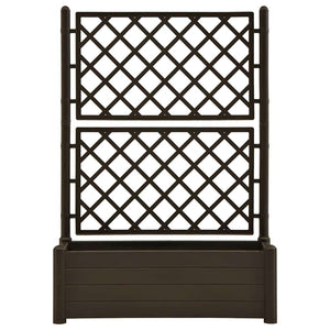 Fioriera da Giardino con Graticcio 100x43x142 cm PP Moca 313984