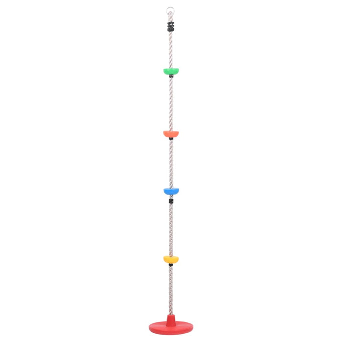 Fune da Arrampicata Oscillante con Piattaforme e Disco 200 cm 93152
